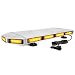 Emergency Warning Strobe Light Bar, YITAMOTOR 28.7" Amber Light Bar, 56 LED 3 Watt Low Profile Roof Mount Strobe Light Bar with Strong Magnet Base for All 12V Emergency Vehicle (28.7 inch-Amber)