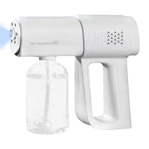 Jukeoiu Botella de spray para plantas, botella de spray eléctrica portátil con boquilla giratoria, suministros de jardinería en el hogar para regar, fertilizar, limpiar el coche, pintura, fumigación