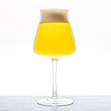 Kegs & Code Co. Teku Shaped Beer Glass - Craft beer - Tulip shaped - Enhanced Flavors & Aromas - Hol