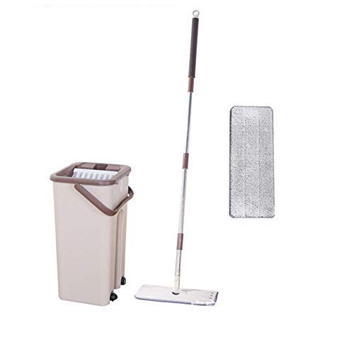 Abboard Kit de Herramientas de Limpieza para fregona Dust Wizard, fregonas y cubetas, rotación de 360 Grados, Suelo de mármol para Sala de Estar, Cocina, Acceso Flexible a Lugares Estrechos Cover