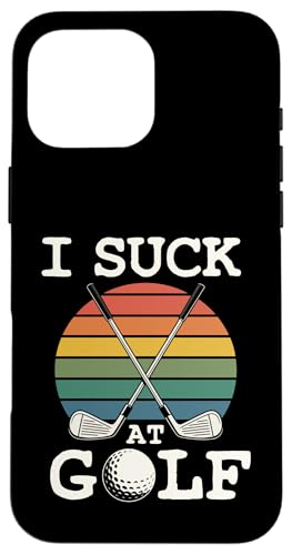 I Suck At Golf Loser Dad ȃW[N St X}zP[X iPhone 16 Pro Max p