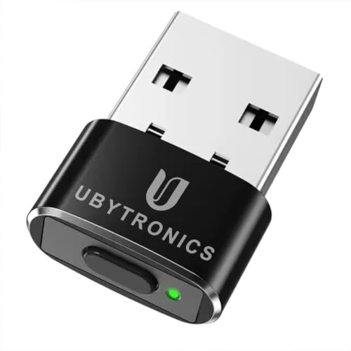 Image of USB Mouse Jiggler Auto Clicker - Undetectable Plug & Play Device to Prevent Sleep Mode | Keep Computer Active for Work Meetings Downloads (Black)