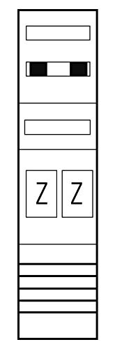 Abn Zählerplatz EZ17220 eHZ 2Z 4015153665415 - Panel contador