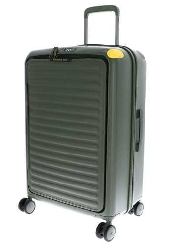 Valise Mandarina Duck Smart Duck 66cm kaki finies les fermetures cassées