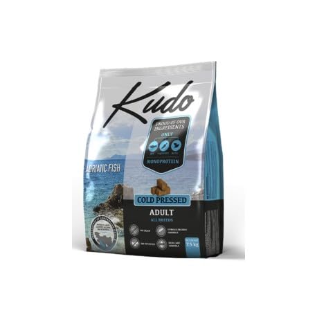 Pasto perfettamente equilibrato in accordo con i requisiti nutrizionali di tutte le taglie di cani adulti. E’ ricco di pesce e pieno di nutrienti verdure ed erbe salutari che assicureranno una buona vivacità e salute del vostro cane. Grain Free pressato a freddo.