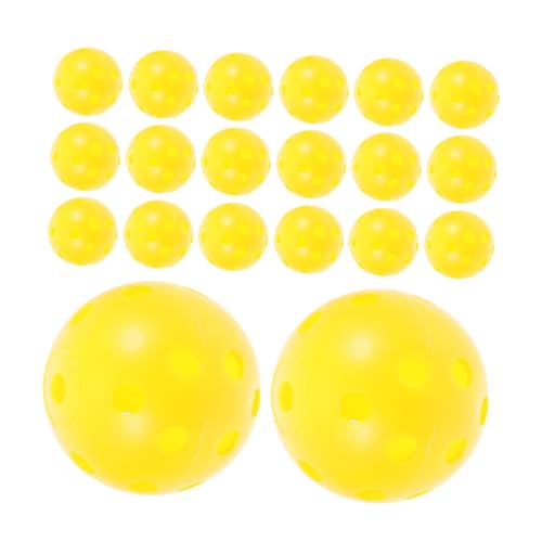 BESPORTBLE Multi-Function Holes 6 Pcs Plastic Practice Balls for Daily Use Ideal for All Ages