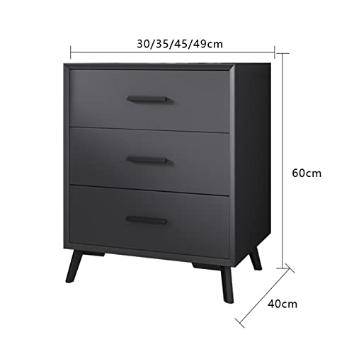 Table de chevet étroite à 3 tiroirs pour optimiser l'espace - 3