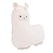 NoJo Shaped Plush Sherpa Decorative Pillow, 1 Count (Pack of 1), Llama-Ivory
