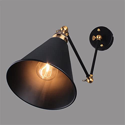 Apliques de pared vintage Loft con brazo largo orientable para pasillos y restaurantes de diseño