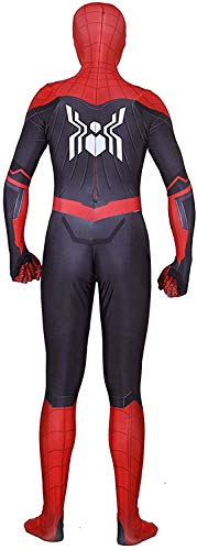 Bisika Cos fantasia de cosplay de dia das bruxas unissex de lycra e elastano para adultos/crianças e