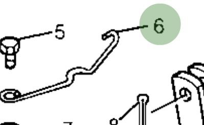 John Deere Original Equipment Clip #M124808