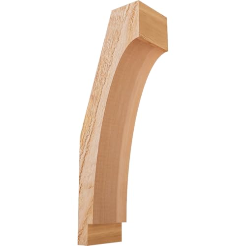 Ekena Millwork BRC04X06X18IMP00RWR 4"W x 6"D x 18"H Imperial Rough Sawn Knee Brace, Western Red Cedar