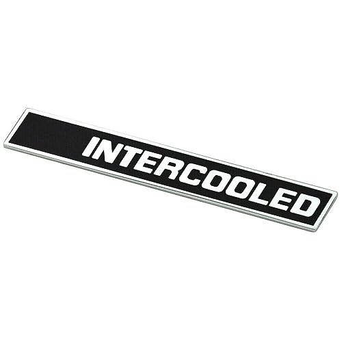Image of 2pcs for 1986-87 Grand National T Type Intercooled Logo Fender Emblem 3D Badge Nameplate Letter Replacement for G-M 25526372 (Silver Black)