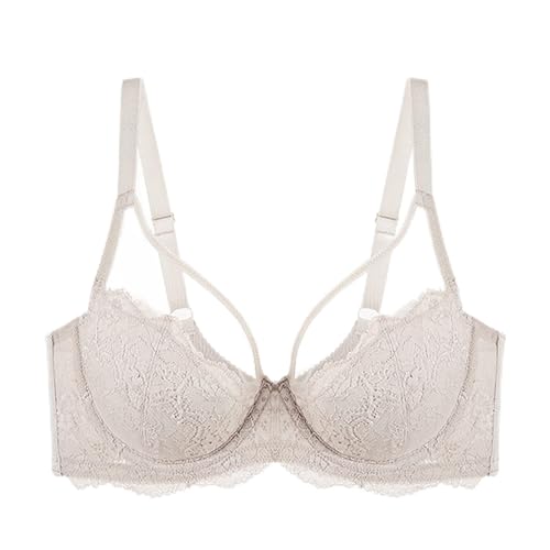 Soutien-gorge non doublé à armatures grande taille 70E, confort et galbe naturel en dentelle