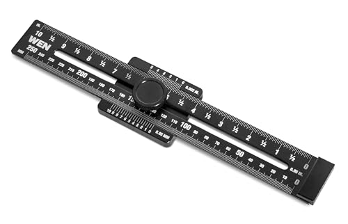 Wen 10-Inch Aluminum Offset Marking Gauge and Layout Tool with Laser-Etched Scale (ME252R) thumbnail 2