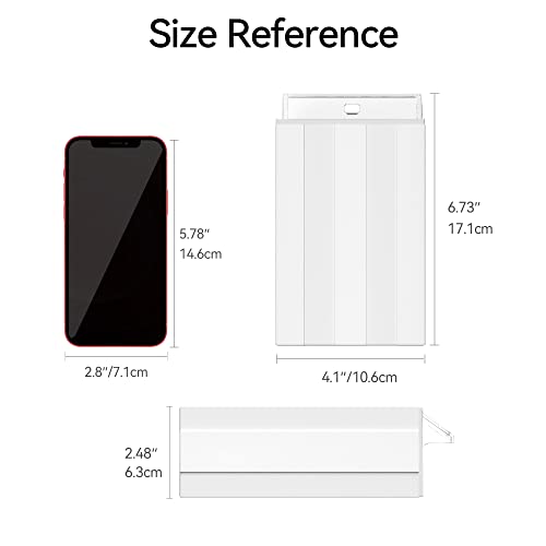 ARTDOT Storage Boxes for Diamond Art, 4 Set Stackable Craft Storage Organizers 140 Slots Individual Containers for Diamond Art Beads Nail Pill Rhinestones Seed