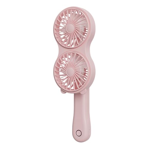 Genérico Ventilador Portátil | Ventilador de Sobremesa Personal - Circulador de Aire Recargable por USB para Viajes Playa Bodas Gimnasio y Exteriores