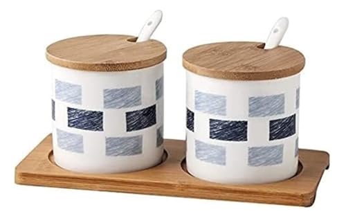 Juego de dispensador de aceite y vinagre de cerámica, 3 botellas de condimento de porcelana para salsa de soja, vinagre y especias de cocina (mediano)