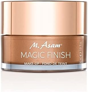 M. Asam Magic Finish Make-up Mousse – 4in1 Primer, Foundation, Concealer & Powder with buildable coverage, adapts to light & medium skin tones, leaves skin looking flawless, 1.01 Fl Oz