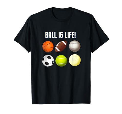 Sports That Include Different Balls Tee T-Shirt