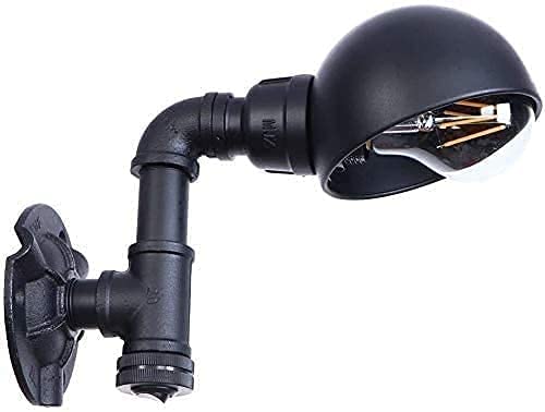 Lampe murale en fer forgé noir moderne pour créer un éclairage chaleureux dans le salon