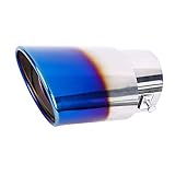 🚗 [Korrosionsbeständigkeit] Der auspuffspitzen auspuff edelstahl besteht aus hochwertigem Edelstahl, der korrosionsbeständig ist, nicht leicht zu rosten und zu verformen ist.