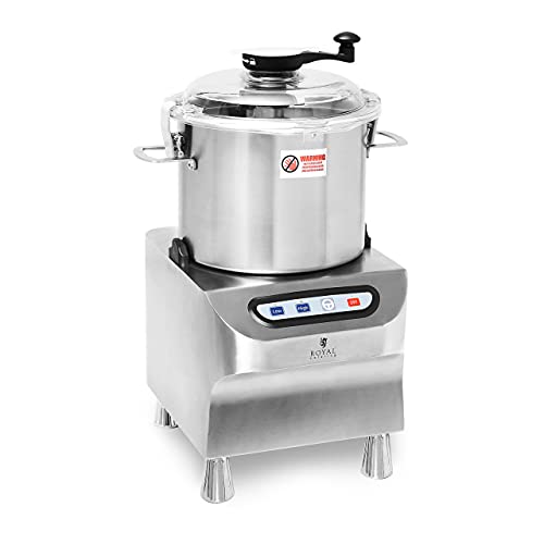 Royal Catering RCBC-12V2 Tischkutter 1500/2200 U/min 12 l Küchenkutter Tischkutter 12 l Kutter Küchenmaschine