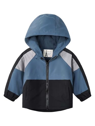 Image of Volunboy Toddler Boy Fall Winter Windbreaker Fleece Jacket