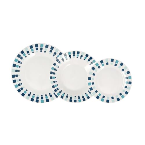 Quid Simetric Vajilla Porcelana 18 Pieces -6 People Blanco, Único Quid Simetric Vajilla Porcelana 18 Pieces -6 People Blanco, Único