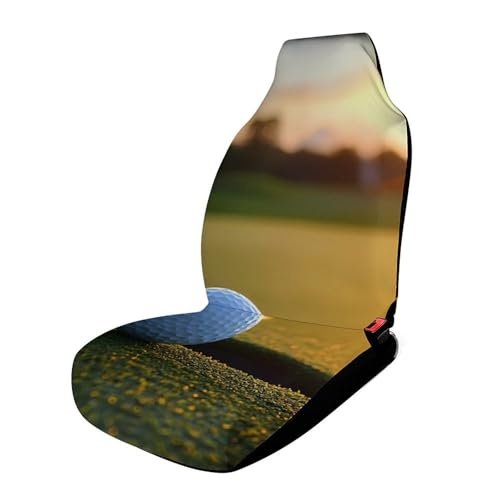 Cool Golf Ball Car Seat Covers Universal Car Front Seats Protector Auto Interior Accessories 1PCS