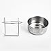 Baoblaze Dog Kennel Bowl Hanging Pet Bowl,Water Dispenser Feeder Hanging for Crate for Cats Bunny Puppy Bird, 10x4.5cm