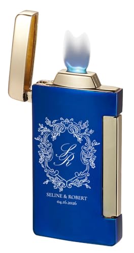 Encendedor Visol Panther llama plana azul miniatura 2