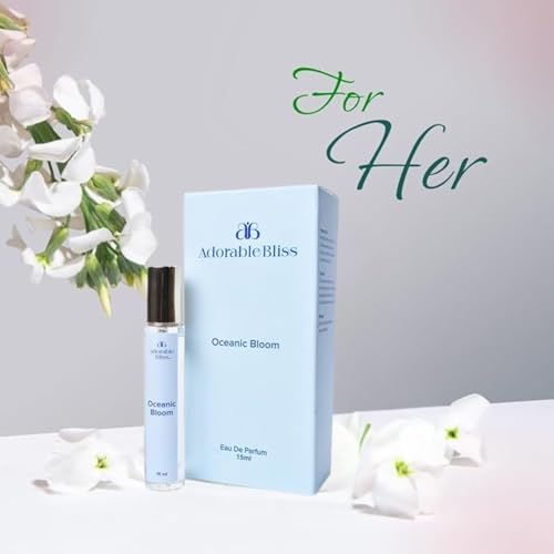 Image of Oceanic Bloom Eau De Parfum 15ML | Luxury Fragrance With Fresh Aquatic & Floral Notes For Women | Cruelty-Free Fragrance | Long-Lasting And Unique Scent | Luxury Gift For Her