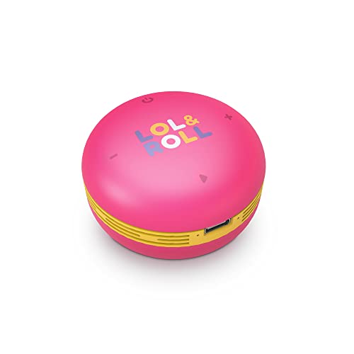 Energy Sistem LOL&Roll Pop Kids Speaker (Tecnología inalámbrica Bluetooth 5.0, Music Share, Control de Volumen, 5 W) - Rosa