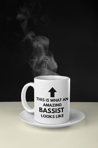 Amazing Bassist coffee mug, gift for bassists, gifts for bassists, bass player gift mug, 11oz ceramic mug