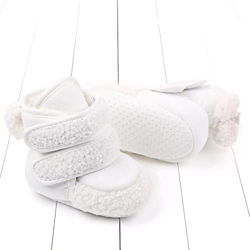 Pantufas de algodão para bebês meninos e meninas, sola macia, com velcro, respirável, para recém-nas