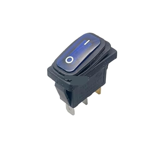 Bloc d'alimentation 5 pièces KCD3 triangle bleu à interrupteur pour montages électriques