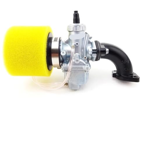 Tuyau d'admission d'air de carburateur 26mm pour CRF70 KLX TTR YX 140cc de couleur jaune