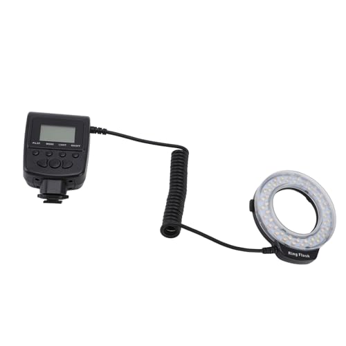 Luz de Flash de Anillo Macro 48 LED para Cámaras DSLR