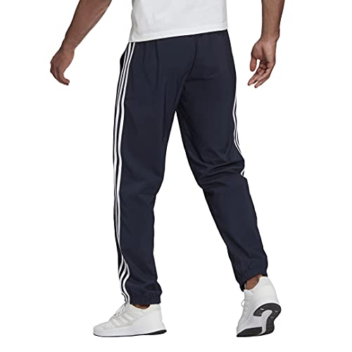 adidas Men's Aeroready Essentials Elastic Cuff 3Stripes Pants My