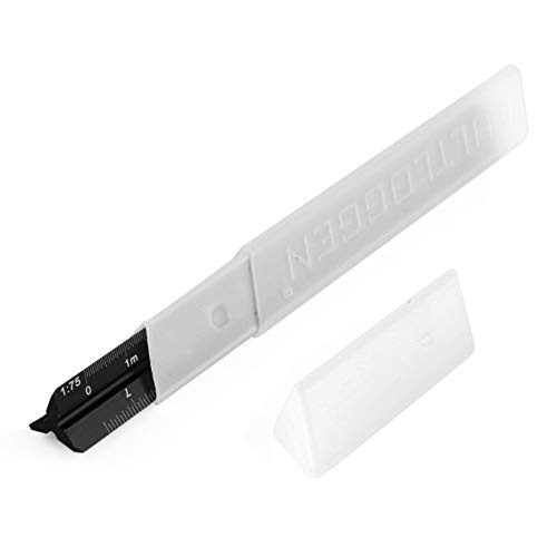 Dreikantmaßstab Maßstab Lineal Aluminium Dreikantlineal Scale Ruler Dreieckig Lasergraviert 1:20/25 / 50/75 / 100/150,17cm