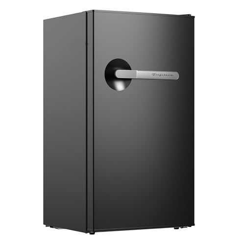 Image of Frigidaire Refrigerator-Retro Mini Fridge Energy Saving-Adjustable Thermostat Control- Ideal for Dorm, Office, RV, Garage, Apartment 3.1 Cu Ft, ONYX