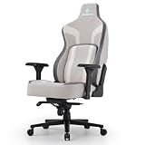 EUREKA ERGONOMIC Gaming Chair, Computer Gamer Chair with Lumbar Support, High Back Office Chair 4.7in Seat Thicker Cushion, Official Blast Competition Chair Python II, Ergonomic Chair（Grey）