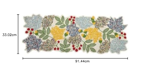Image of Beaded Table Runner Cream Gold Elegant Handcrafted Decor Pack of 1 | 13 x 36 Inches | Perfect for Dining, Coffee Tables, Festive Celebrations, Weddings, Home & Office Decoration
