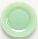 Plain & Simple Pattern - Bread/Salad/Dinner Plate - Mosser Glass (6