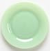 Plain & Simple Pattern - Bread/Salad/Dinner Plate - Mosser Glass (6", Jade)