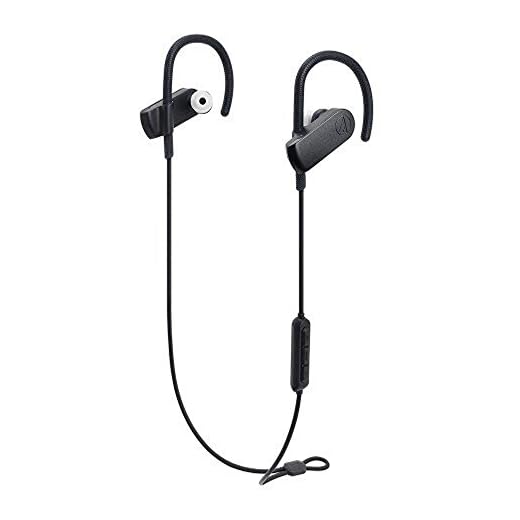 Audio-Technica ATH-SPORT70BTBK Trådlös Bluetooth-anslutning hörlurar svart