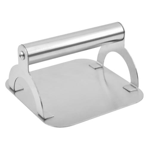 Alipis Heavy Duty Stainless Steel Burger Press Meat Smasher Kitchen Tool for BBQ for Homemade Burgers Non Stick Patty Maker for Grilling and Cooking