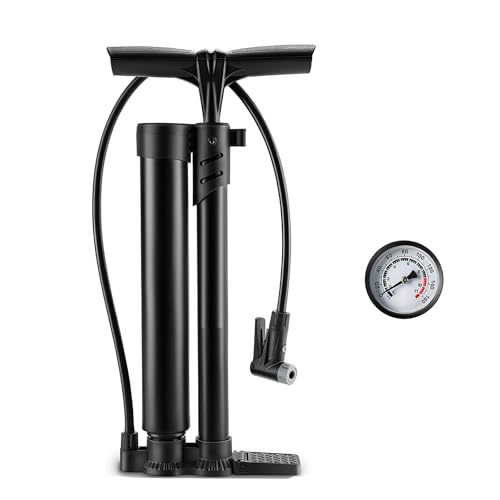 Gonfleur de pneu de vélo haute pression avec jauge avant vos sorties
