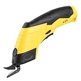 10000RPM Electric Sewing Scissors, 2000Mah Cordless Electric Scissors for Fabric,Battery Powered Scissors, Super Automatic Scissor Rotary Cutter for Crafting,Cardboard,Leather
